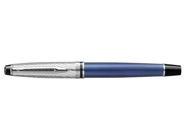 Een Vulpen Waterman Expert metallic Blue CT fijn koop je bij Kantoorvakhandel van der Heijde