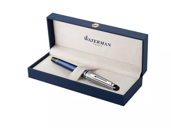 Een Vulpen Waterman Expert metallic Blue CT medium koop je bij Goedkope Kantoorbenodigdheden