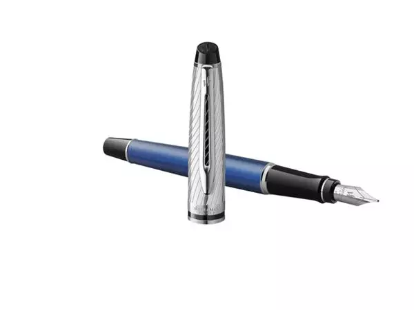 Een Vulpen Waterman Expert metallic Blue CT medium koop je bij Buro De Peuter