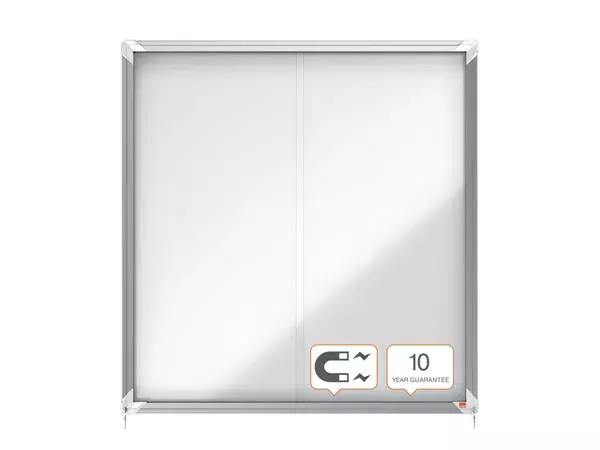 Binnenvitrine Nobo Premium Plus 12x A4 schuifdeur magnetisch