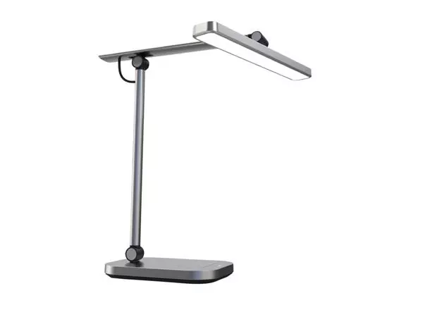 Een Bureaulamp Unilux Pureline led grijs koop je bij Buro De Peuter