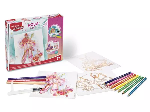 Een Hobbyset Maped Creativ Aqua'Art ballet 14-delig assorti koop je bij Kantoorvakhandel van der Heijde