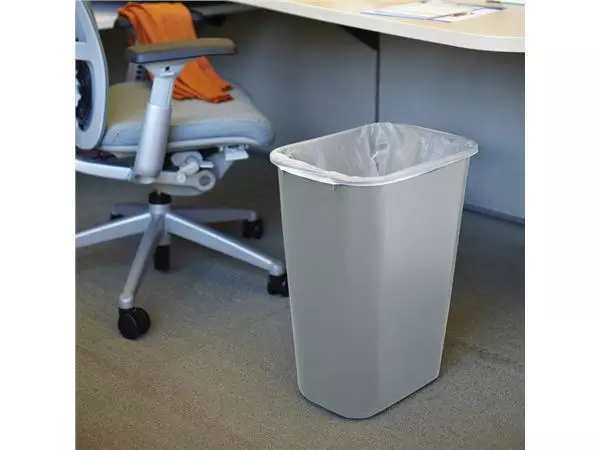 Een Afvalbak Rubbermaid medium 26liter grijs koop je bij Unimark Office B.V.