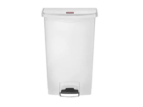 Een Pedaalemmer Rubbermaid Slim Jim Step-On 68liter wit koop je bij Goedkope Kantoorbenodigdheden