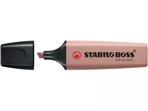 Een Surligneur STABILO Boss 70/165 NatureCOLORS marron glacé koop je bij Van Hoye Kantoor BV