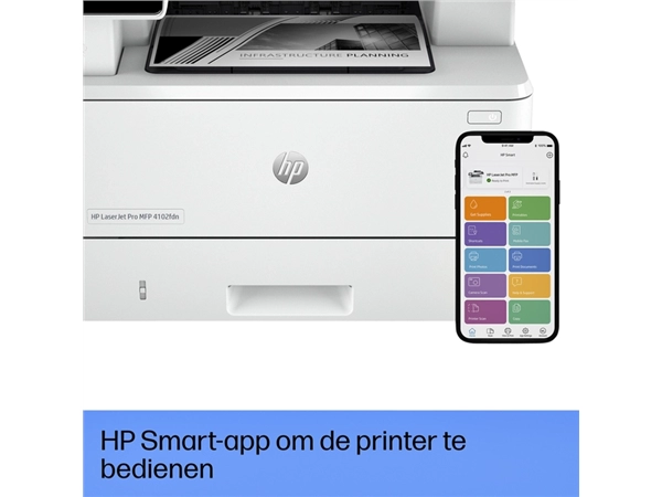 Een Multifunctional Laser HP laserjet 4102fdn koop je bij Kantoorvakhandel van der Heijde