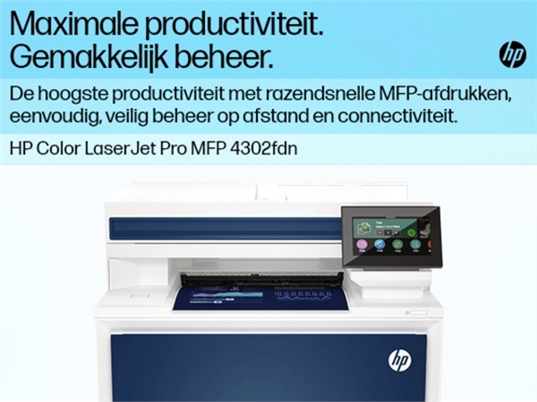 Een Multifunctional Laser printer HP Color LaserJet 4302fdn koop je bij QuickOffice BV