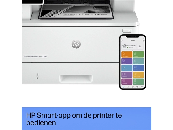 Een Multifunctional Laser printer HP laserjet 4102fdw koop je bij MegaOffice