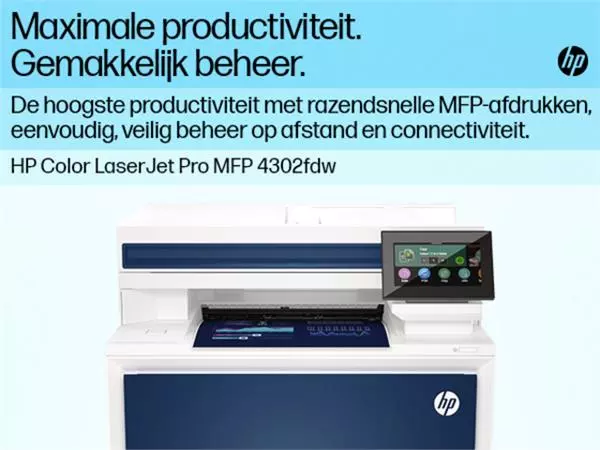 Buy your Multifunctional Laser printer HP Color LaserJet 4302fdw at QuickOffice BV