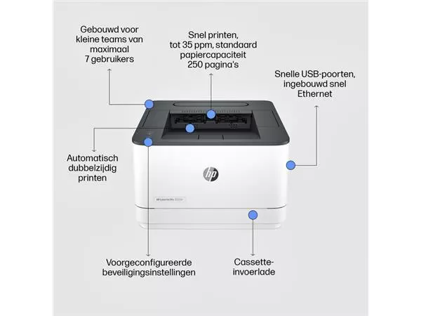 Een Printer laser HP LaserJet 3002dn koop je bij Kantoorvakhandel van der Heijde