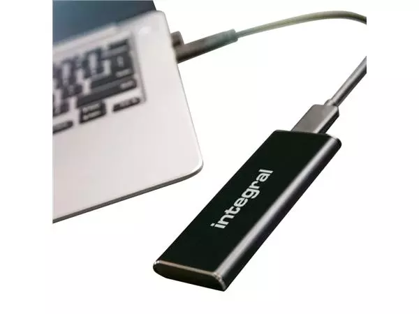 Een SSD INTEGRAL USB-C EXTERN PORTABLE 3.2 500GB koop je bij Kantoorvakhandel van der Heijde