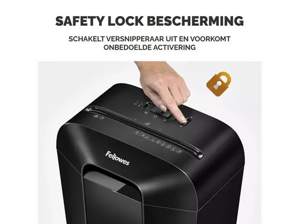 Een Papiervernietiger Fellowes Powershred LX50 snippers 4x37mm zwart koop je bij Goedkope Kantoorbenodigdheden