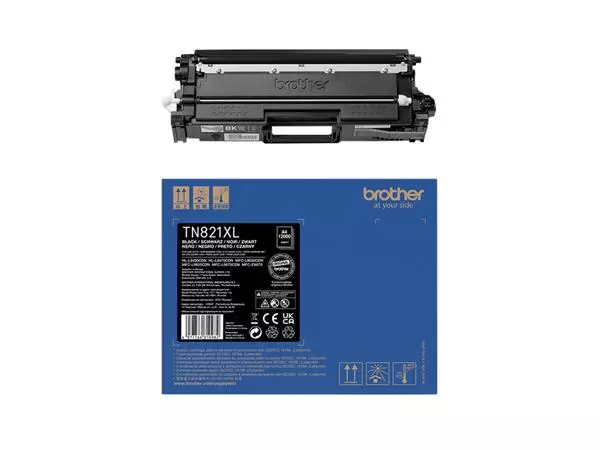 Een Toner Brother TN-821XLBK zwart koop je bij NiceSupplies.nl