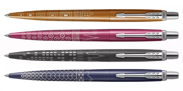 Een Balpen Parker Jotter special edition Sydney blue CT medium koop je bij Totaal Kantoor Goeree