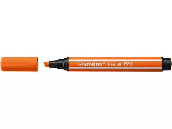 Een Viltstift STABILO Pen 68/30 Max bleek vermiljoen koop je bij Van Leeuwen Boeken- en kantoorartikelen