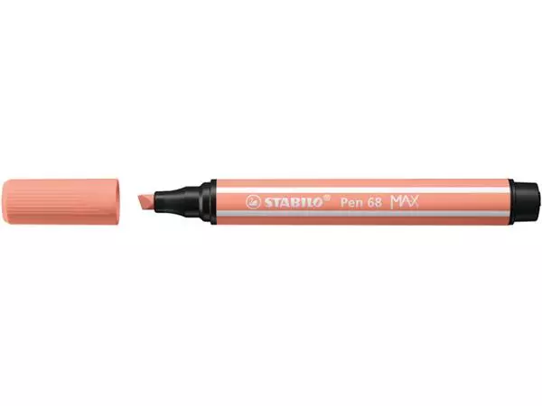 Een Viltstift STABILO Pen 68/26 Max abrikoos koop je bij Van Leeuwen Boeken- en kantoorartikelen