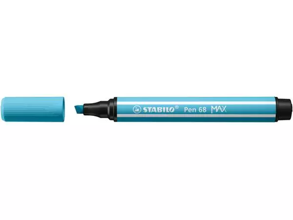 Een Viltstift STABILO Pen 68/57 Max azuurblauw koop je bij Goedkope Kantoorbenodigdheden