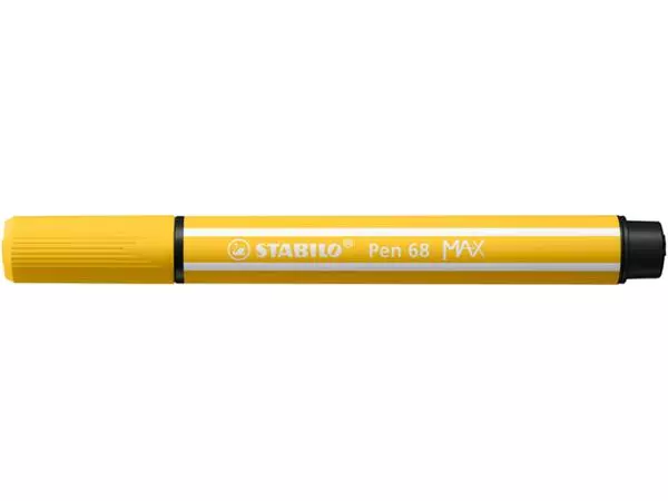 Een Viltstift STABILO Pen 68/44 Max geel koop je bij NiceSupplies.nl