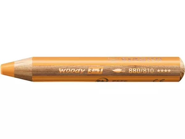 Een Kleurpotloden STABILO 880 woody 3 in 1 multitalent goud koop je bij MV Kantoortechniek B.V.