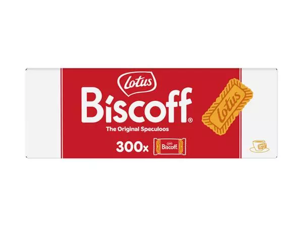 Een Koekjes Lotus Biscoff speculoos doos 300 stuks koop je bij KantoorProfi België BV