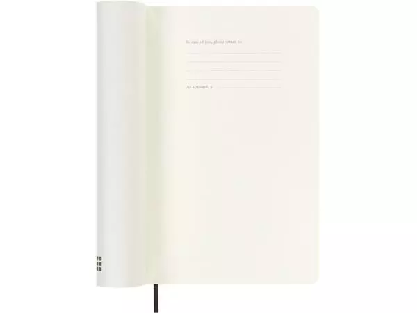 Agenda 2025 Moleskine 12M Planner Weekly 7dagen/1pagina large sc black