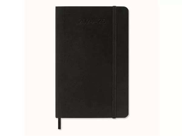 Agenda 2024/2025 Moleskine 18M Planner Weekly 7dagen/1pagina pocket sc black