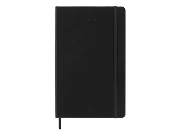 Een Agenda 2025 Moleskine 12M Planner Weekly 7dagen/2pagina's large hc black koop je bij Omnia 4 Office