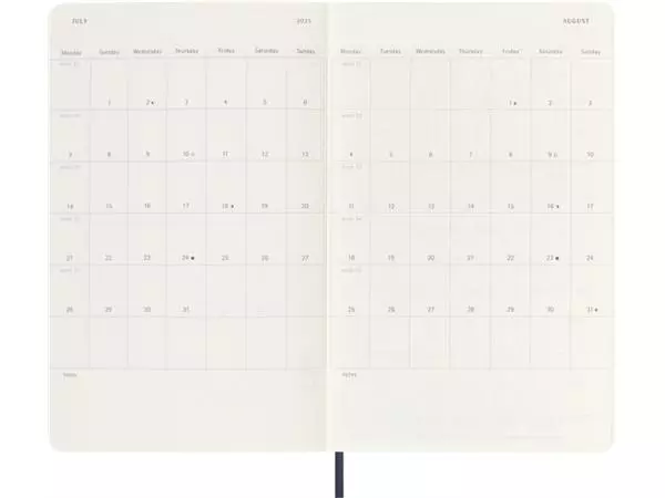 Een Agenda 2025 Moleskine 12M Planner Weekly 7dagen/1pagina large sc sapphire blue koop je bij Goedkope Kantoorbenodigdheden