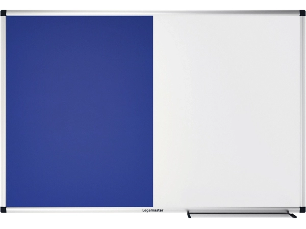 Een Combibord Legamaster UNITE blauw vilt-whiteboard 60x90cm koop je bij Omnia 4 Office