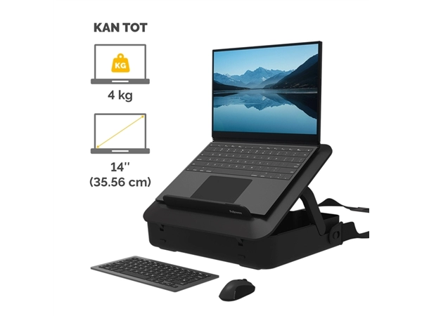 Een Laptopstandaard Draagtas Fellowes Breyta zwart koop je bij Goedkope Kantoorbenodigdheden