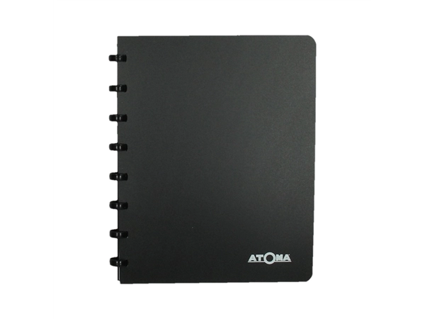 Adresboek Atoma A5 lijn 54vel 90gr PP assorti