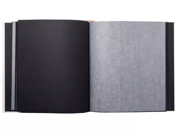 Een Fotoalbum Exacompta 29x32cm 60 zwarte pagina's Néo Déco wit koop je bij Goedkope Kantoorbenodigdheden