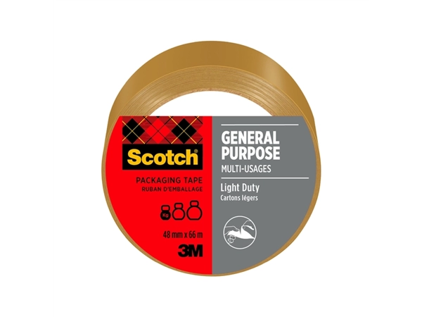 Een Ruban d'emballage Scotch 4501B66 66mx48mm brun koop je bij QuickOffice BV