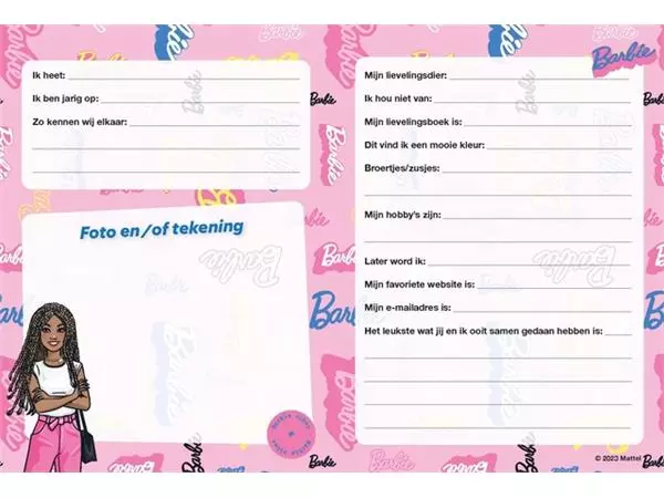 Een Vriendenboek Interstat Barbie koop je bij Goedkope Kantoorbenodigdheden