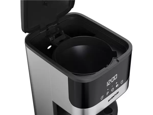 Koffiezetapparaat Inventum 1.2 liter zwart met rvs