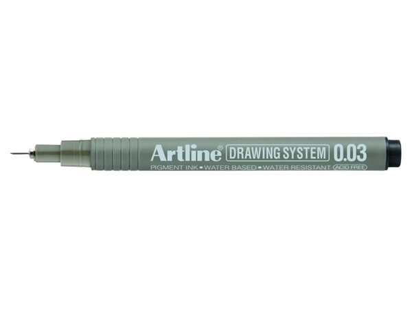 Een Fineliner Artline technisch 0.03mm zwart koop je bij Totaal Kantoor Goeree