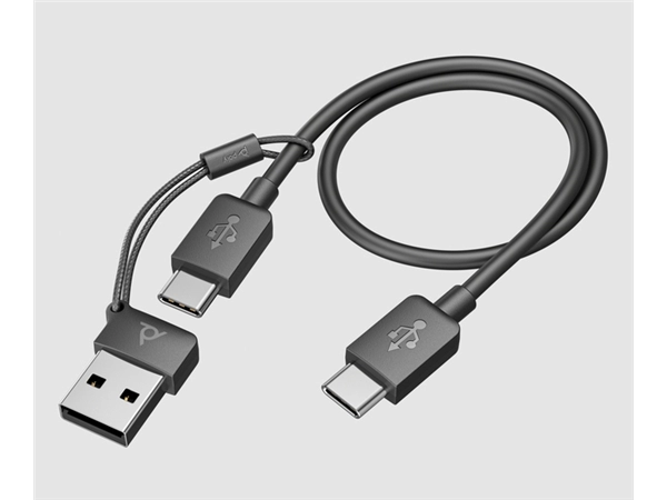 Een Headset HP POLY Voyager Focus 2 USB-C met oplaadstation koop je bij NiceSupplies.nl