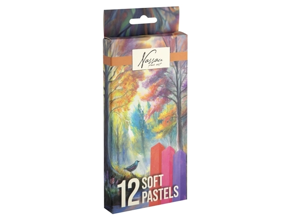 Een Pastelkrijt Nassau fine art zacht blister 12 stuks assorti koop je bij EconOffice