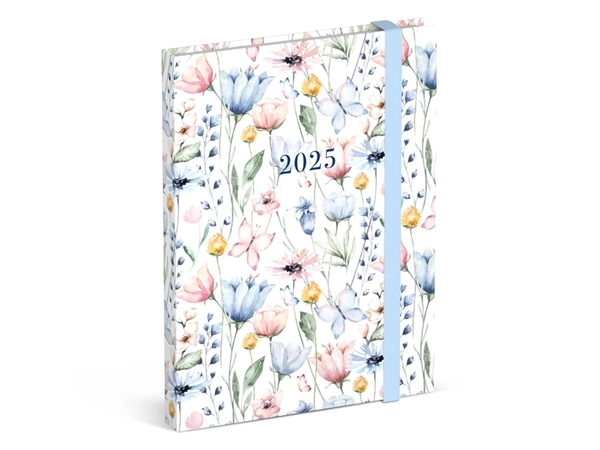 Een Agenda 2025 Lannoo Flowers watercolour aop 7dagen/2pagina's koop je bij Tonerinktshop