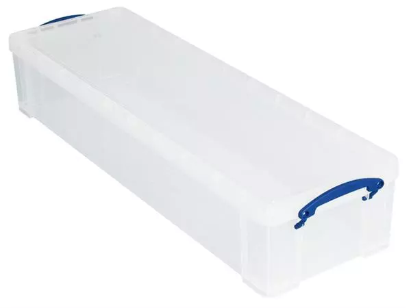 Een Opbergbox Really Useful 22 liter 800x255x155mm transparant wit koop je bij L&N Partners voor Partners B.V.