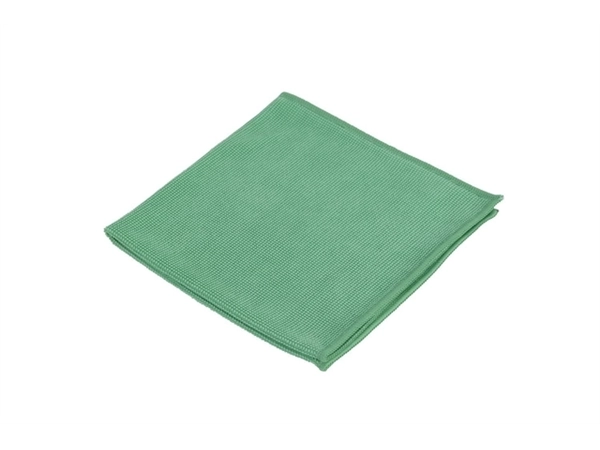 Een Chiffon microfibre Cleaninq Prof 40x40cm vert koop je bij Van Hoye Kantoor BV