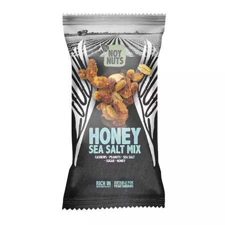 Een Noten NoyNuts honey sea salt mix zak 45 gram koop je bij KantoorProfi België BV