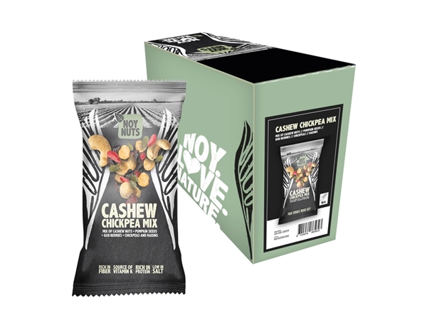 Een Cashewnoten NoyNuts mix zak 45 gram koop je bij KantoorProfi België BV