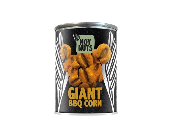 Een Maiskorrels NoyNuts giant BBQ blik 30 gram koop je bij NiceSupplies.nl