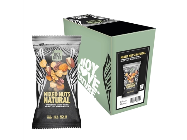 Een Noten NoyNuts naturel mix zak 45 gram koop je bij De Angelot