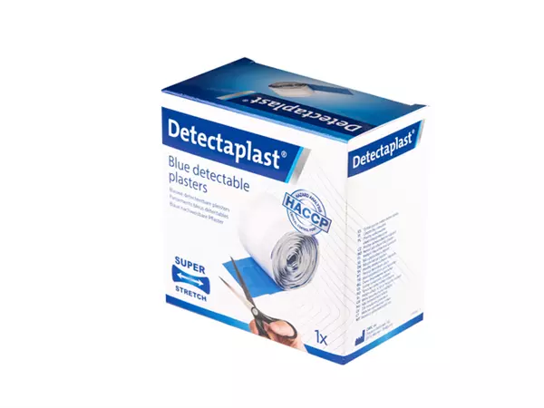 Een Pansement textile élastique Detectaplast bleu 6cmx5m koop je bij QuickOffice BV