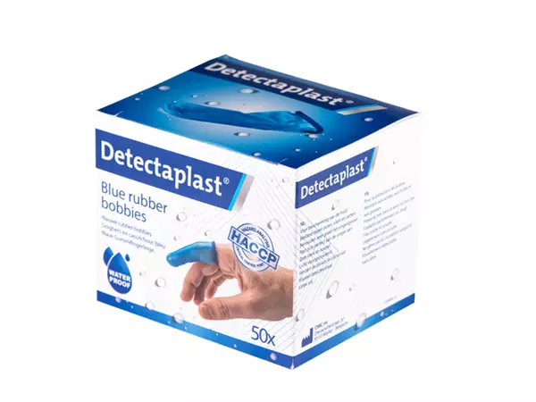 Een VINGERLINGEN DETECTAPLAST RUBBER BLAUW koop je bij Kantoorvakhandel van der Heijde