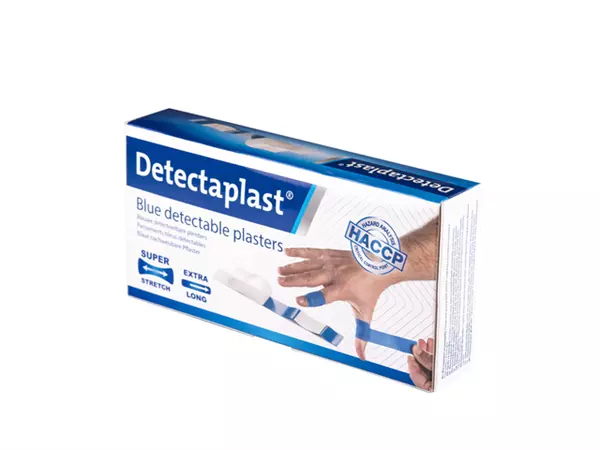 Een Elastische blauwe textielpleister Detectaplast 180x20mm koop je bij Kantoorvakhandel van der Heijde