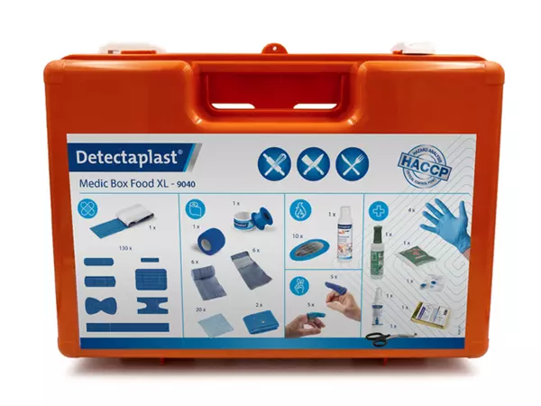 Een Medic Box Detectaplast Food XL koop je bij Totaal Kantoor Goeree