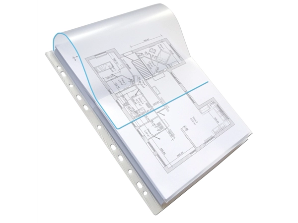 Buy your Showtas Oxford A4 PP 200µ glashelder met sluitklep 10 stuks at QuickOffice BV